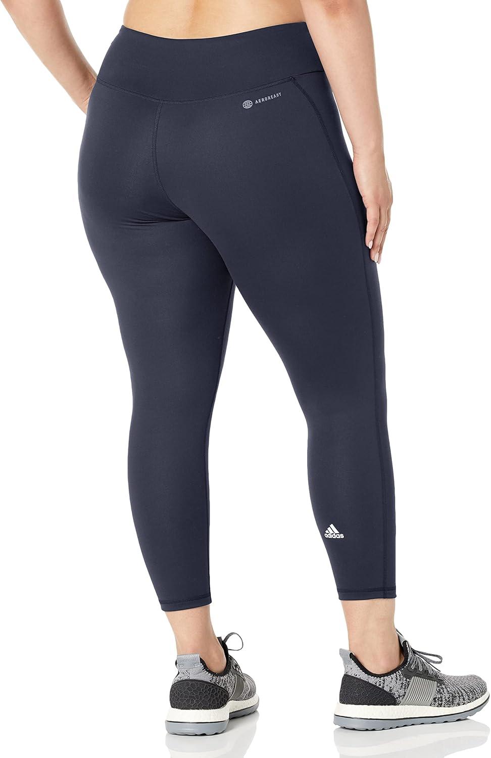 imageadidas Womens Yoga High Waisted TightsLegend Ink