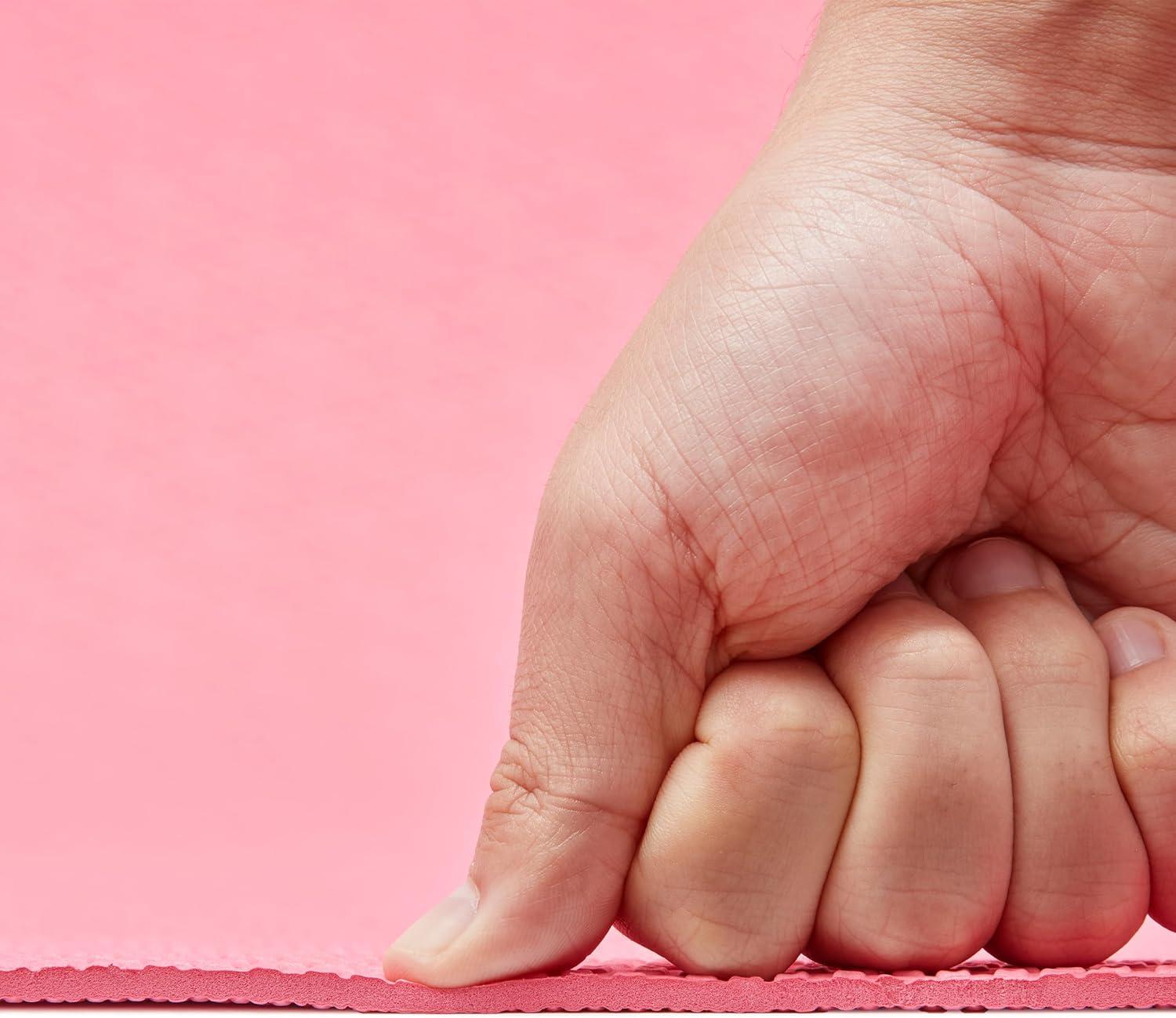 imageadidas Yoga Mat Eco Friendly Non Slip Durable Textured SurfacePink Fusion