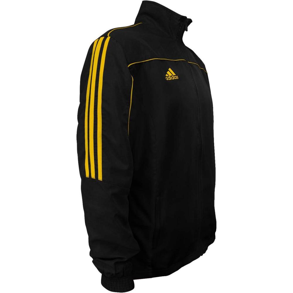 imageadidas Combat Sports Light Track Jacket wClassic 3 StripesBlack Gold