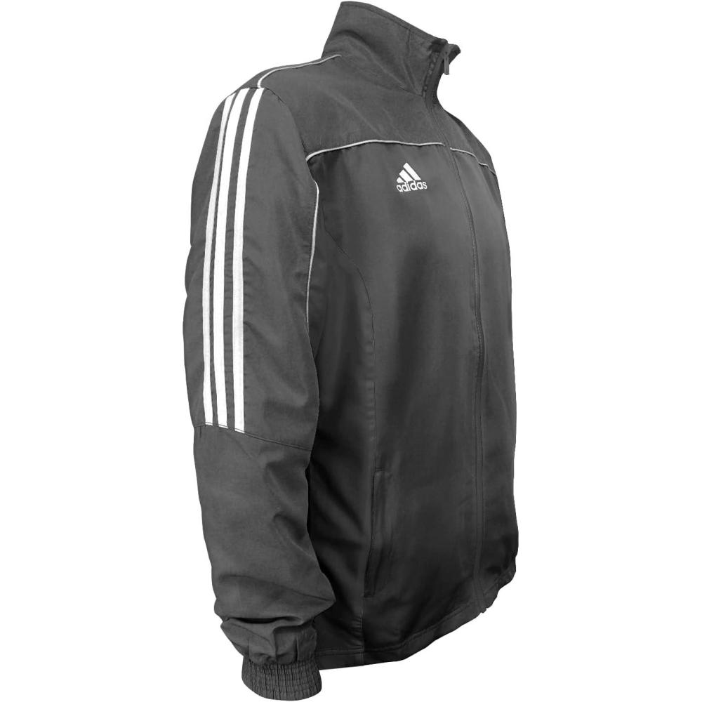 imageadidas Combat Sports Light Track Jacket wClassic 3 StripesGrey White