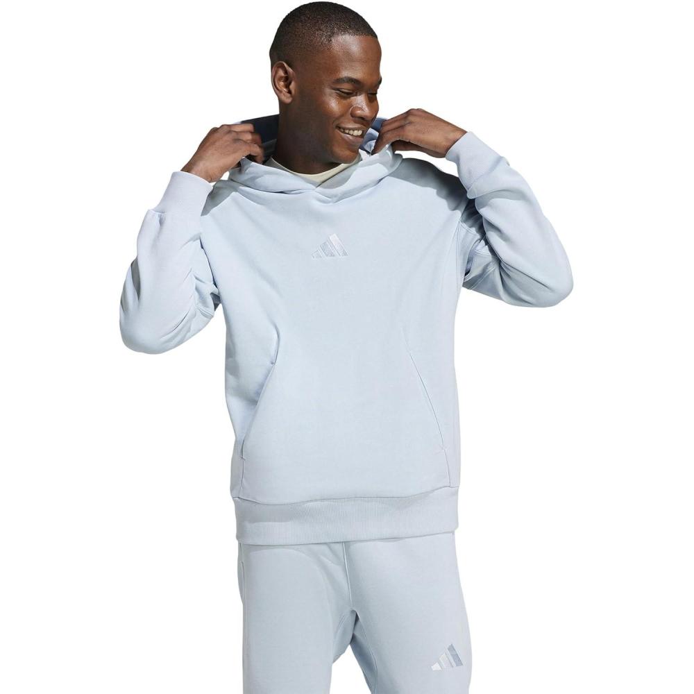 imageadidas Mens All Szn Fleece Loose HoodieWonder Blue