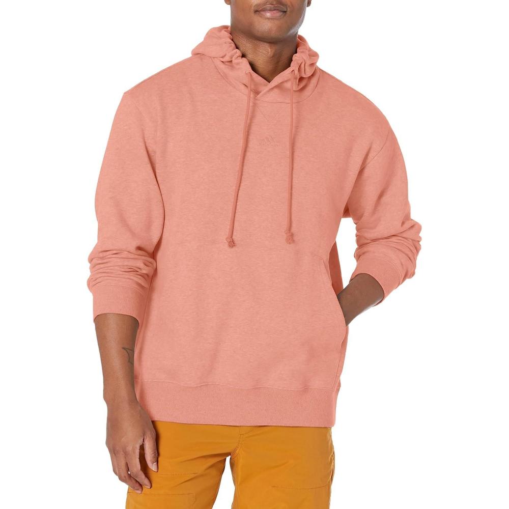 imageadidas Mens All Szn Fleece Loose HoodieWonder Clay