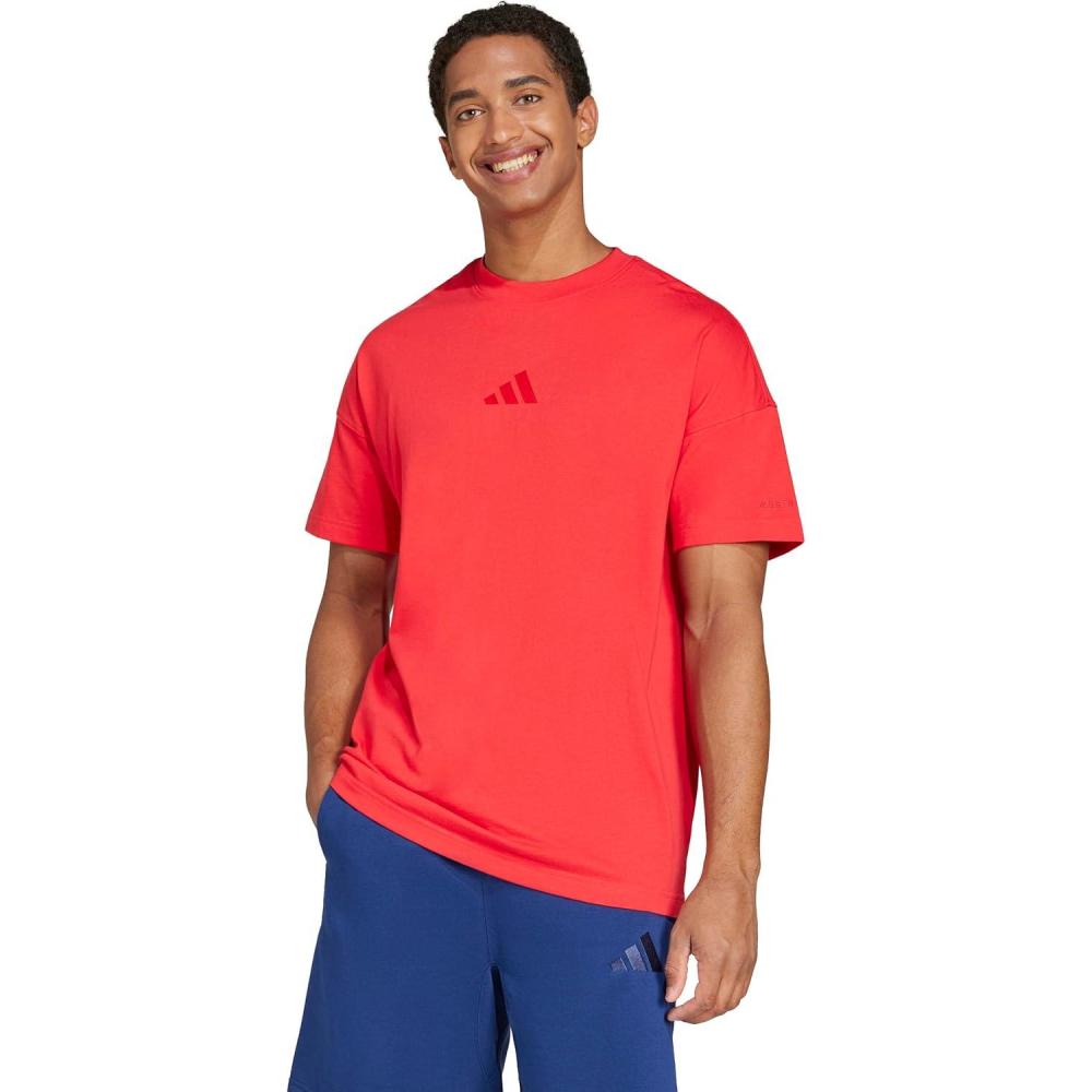 imageadidas Mens All Szn TShirtPure Ruby