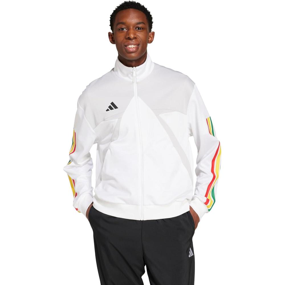 imageadidas Mens House of Tiro Nations Pack Track TopWhiteGreyBlack