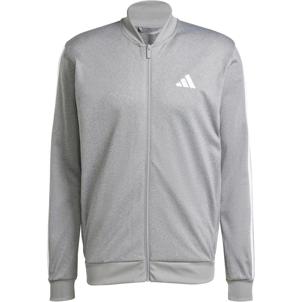imageadidas Mens Size Tricot Track TopBlack Melange