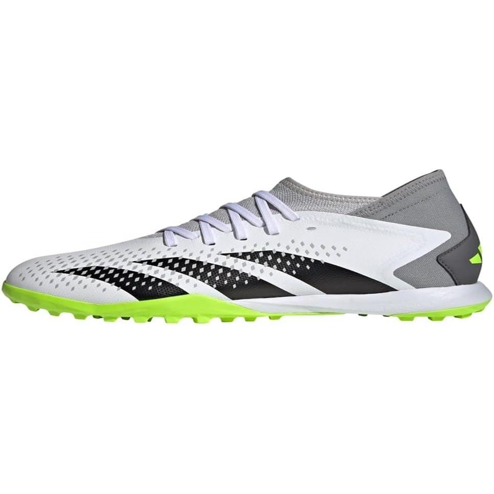 imageadidas Unisex Predator Accuracy3 Turf Soccer ShoeWhiteCore BlackLucid Lemon