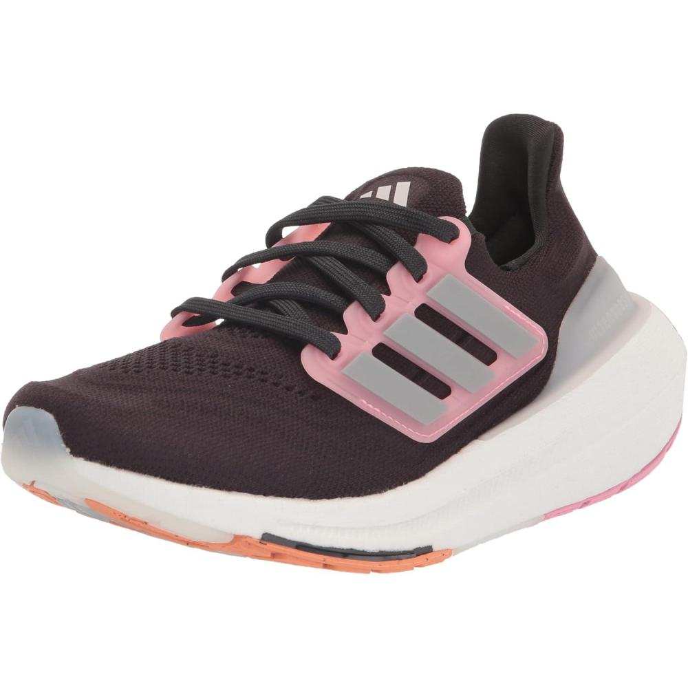 imageadidas UnisexChild Ultraboost Light Running Shoes Kids Ultraboost 23CarbonMatte SilverBeam Pink