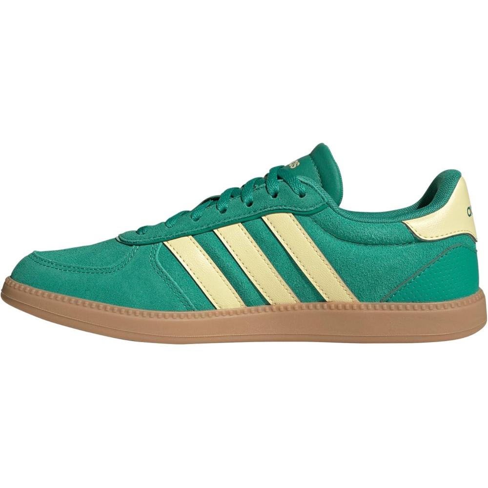 imageadidas Womens Breaknet Sleek SneakerCourt GreenAlmost YellowGum