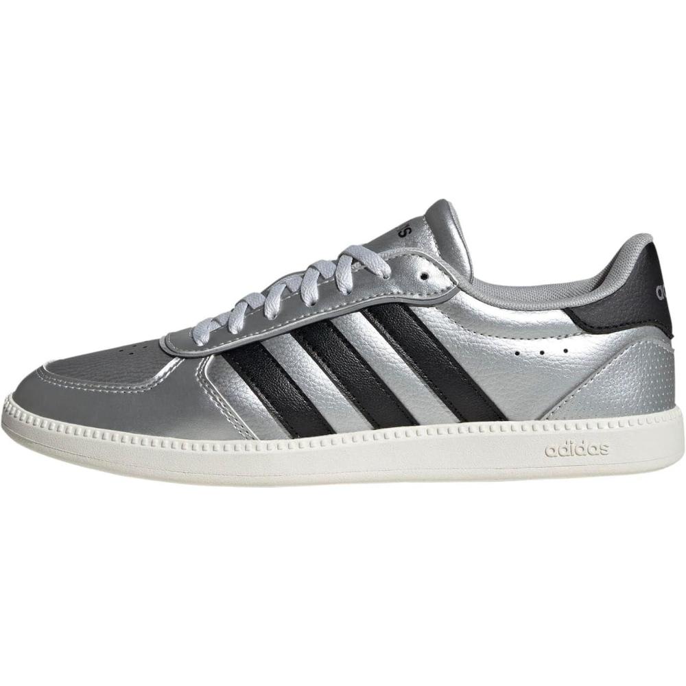 imageadidas Womens Breaknet Sleek SneakerMatte SilverCore BlackOff White