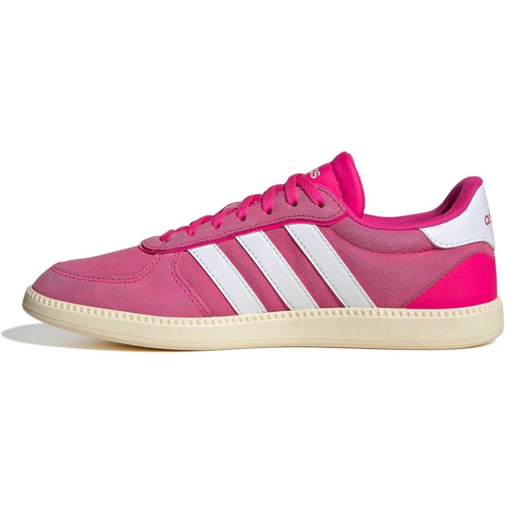imageadidas Womens Breaknet Sleek SneakerShock PinkWhiteWarm Vanilla