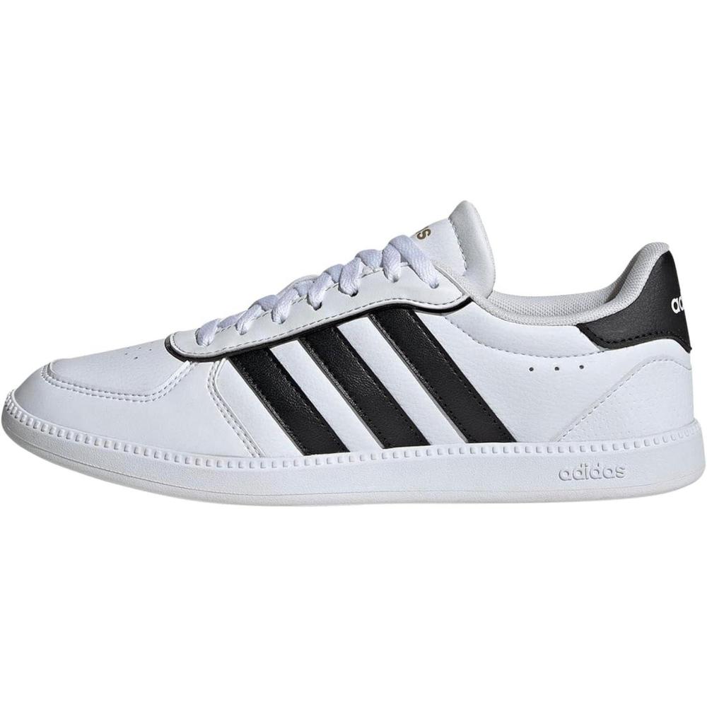 imageadidas Womens Breaknet Sleek SneakerWhiteBlackGold Metallic