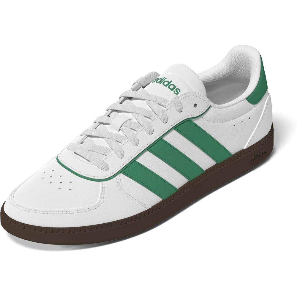 imageadidas Womens Breaknet Sleek SneakerWhiteSemi Court GreenGum