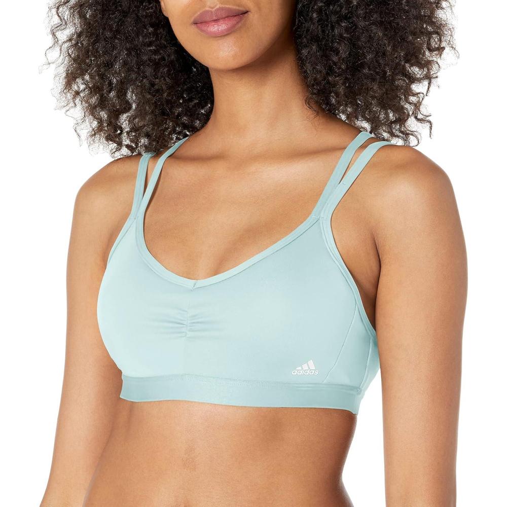 imageadidas Womens Studio Light Support Good Level BraIce Mint