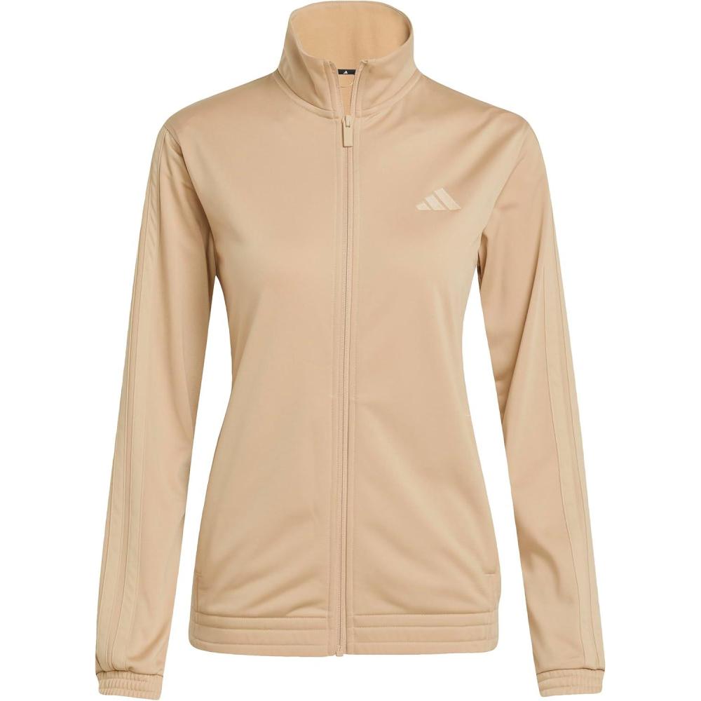 imageadidas Womens Tricot 3Stripes Track TopWarm Sandstone