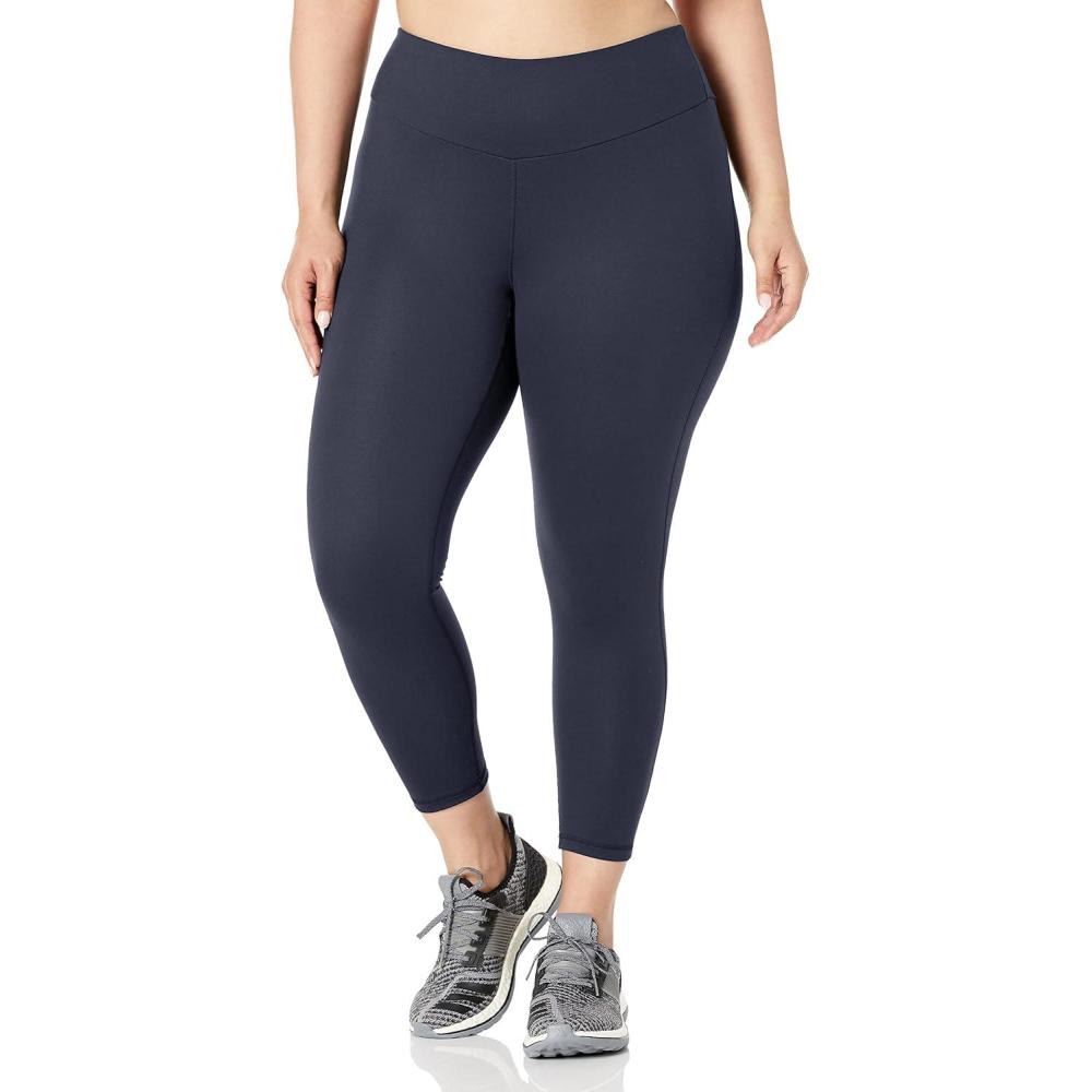 imageadidas Womens Yoga High Waisted TightsLegend Ink