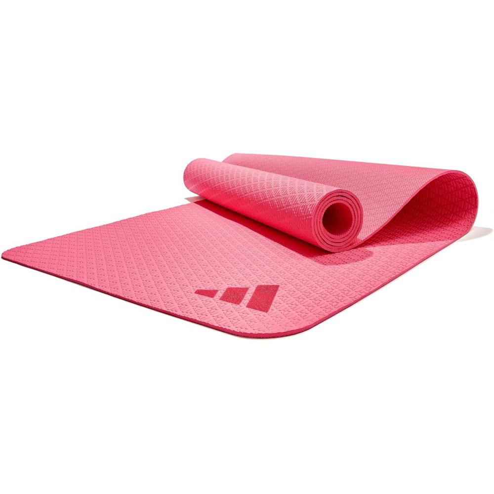 imageadidas Yoga Mat Eco Friendly Non Slip Durable Textured SurfacePink Fusion