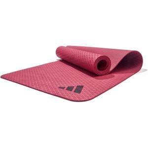adidas Yoga Mat – Eco Friendly – Non Slip, Durable Textured Surface(Collegiate Burgundy)