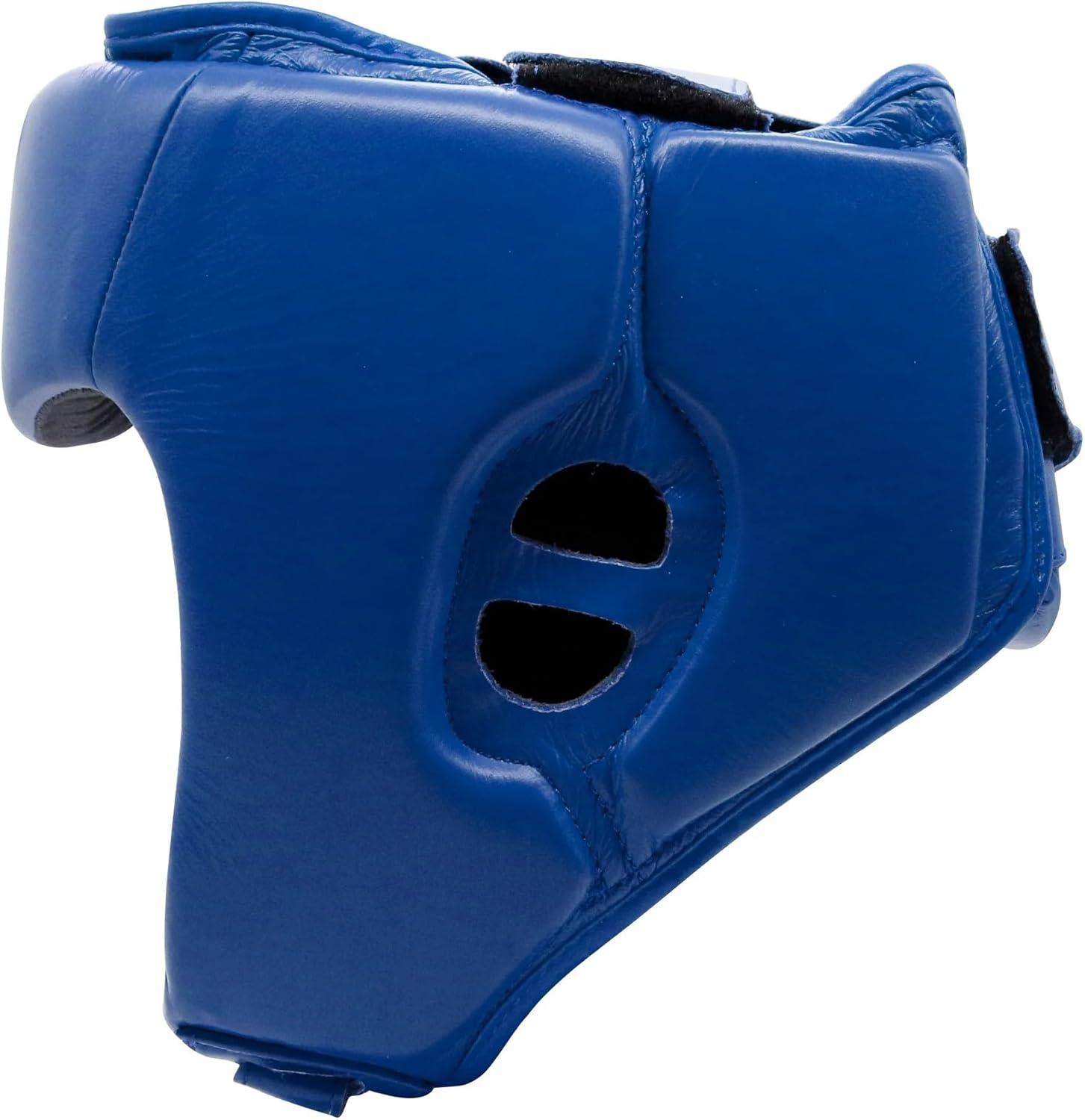 imageadidas Boxing and Martial Arts Headgear Amateur IBA and USA Boxing Approved Competition Head GuardBlue