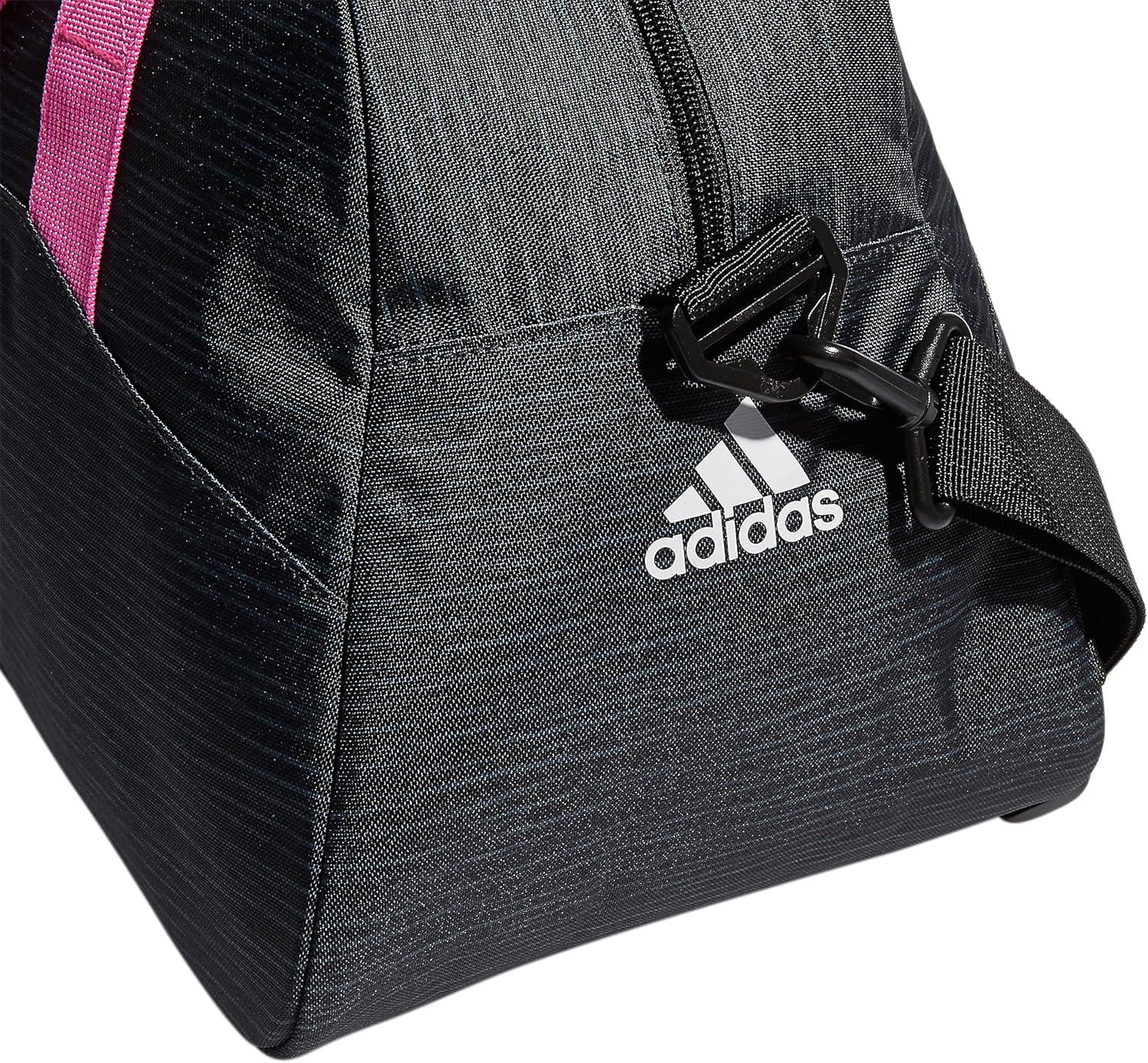 imageadidas Graphic Duffel BagCanvas BlackScreaming OrangeScreaming Pink