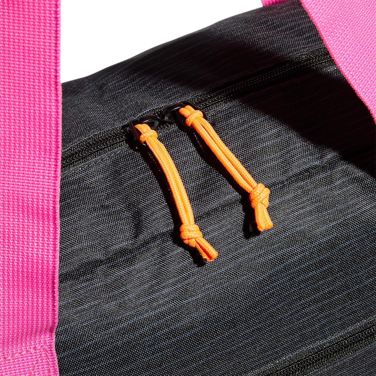 imageadidas Graphic Duffel BagCanvas BlackScreaming OrangeScreaming Pink