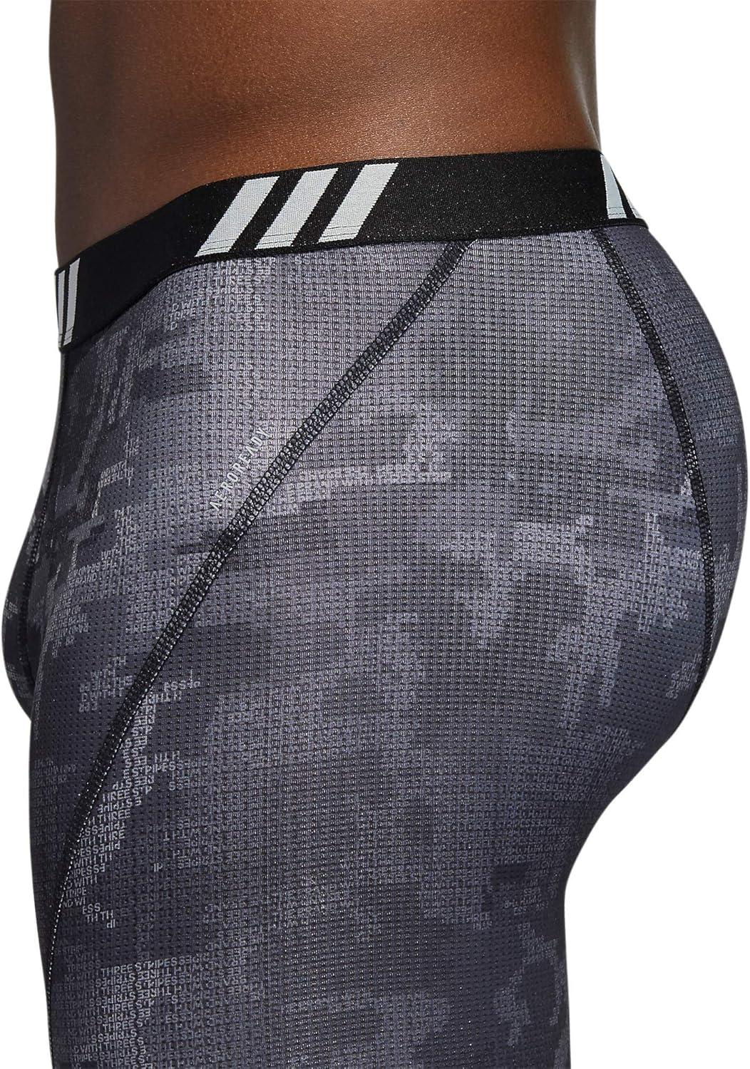 imageadidas Mens Sport Performance Mesh Boxer Brief Underwear 3Pack DiscontinuedConscript BlackBlackClear Onix Grey