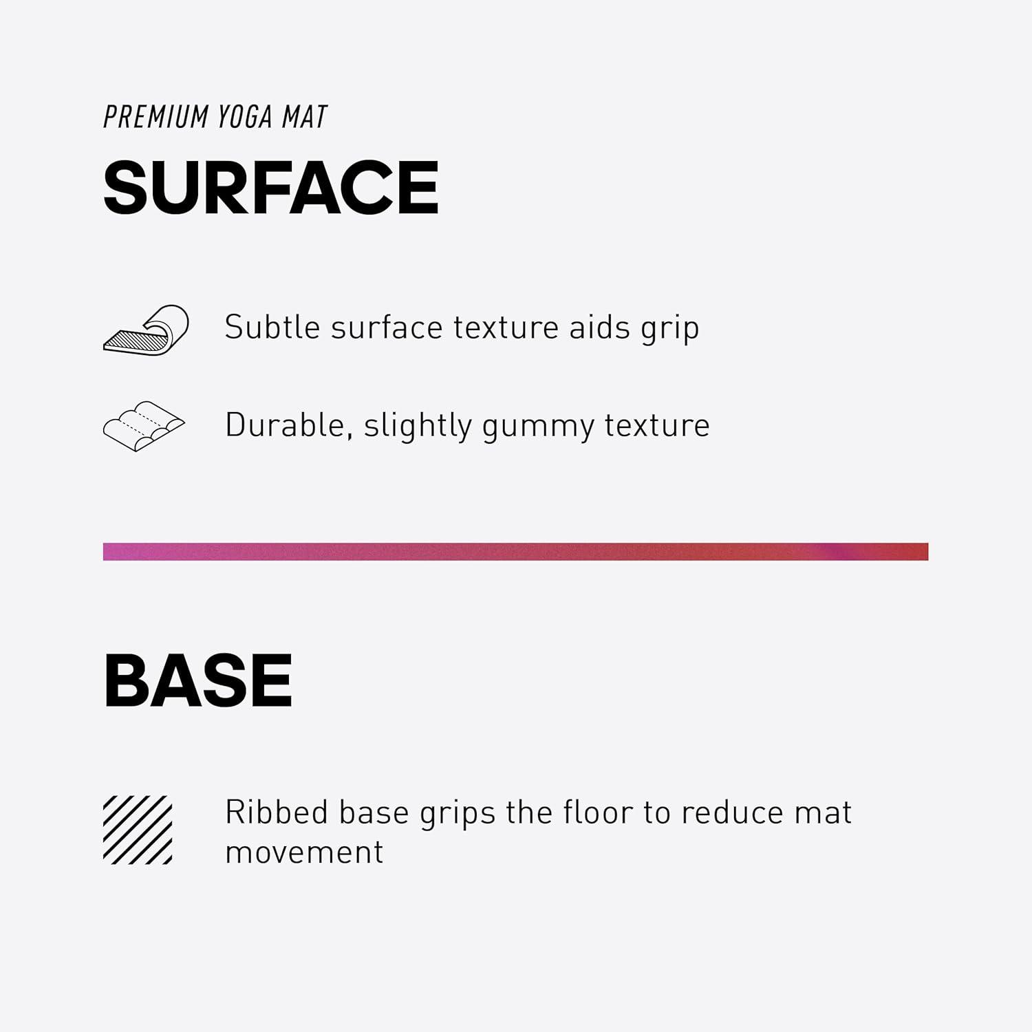 imageadidas Premium Yoga Mat FirmDensity Workout Mat 5 mmMystery Ruby