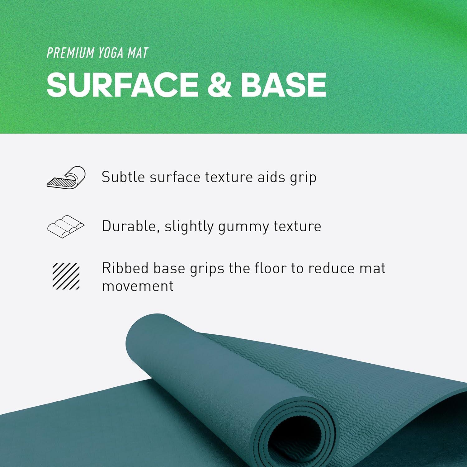 imageadidas Premium Yoga Mat FirmDensity Workout Mat 5 mmRaw Green