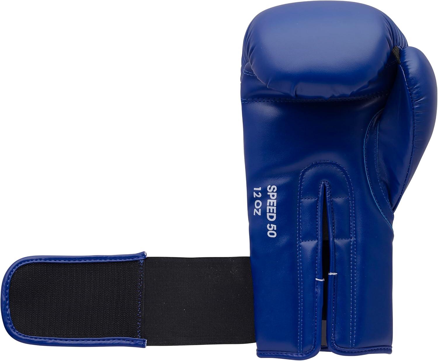 imageadidas Speed 50 Gel Boxing Gloves  Adult Boxing Gloves for Men ampamp Women  Heavy Bag Gloves Kickboxing Gloves for Women MMA Sparring Gloves Punching Bag Gloves for MenBLUEGOLD