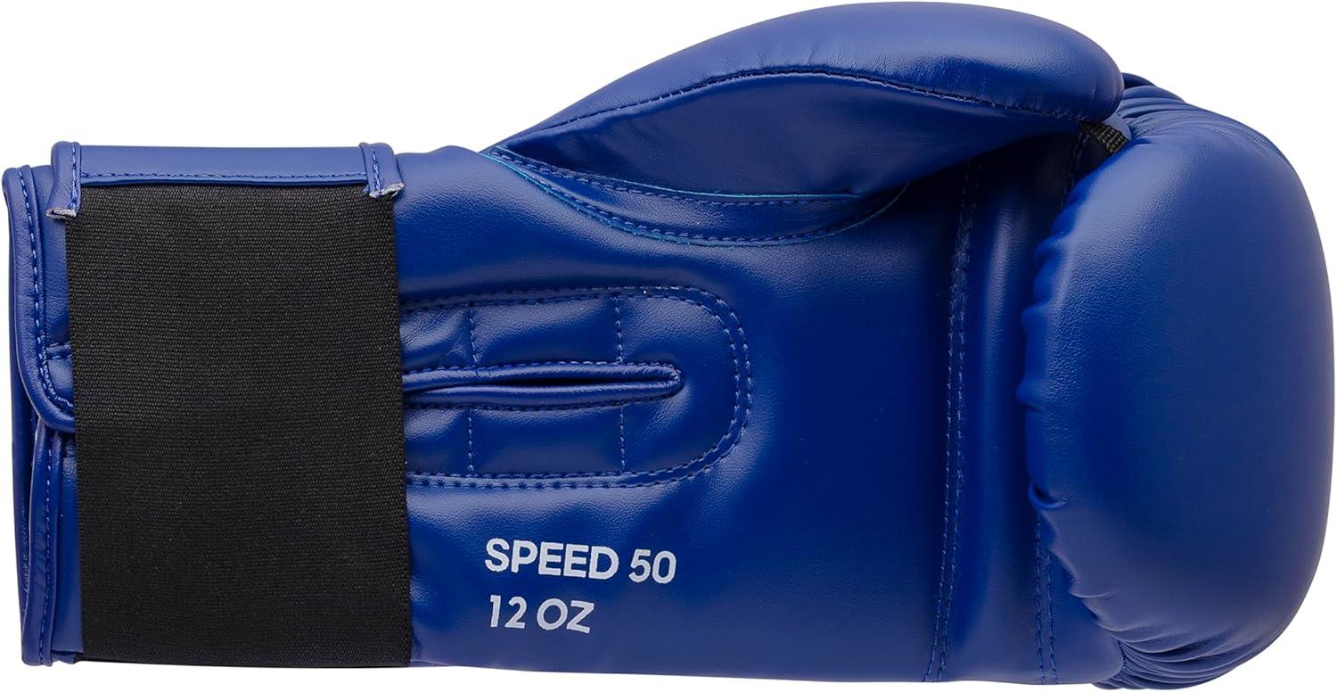 imageadidas Speed 50 Gel Boxing Gloves  Adult Boxing Gloves for Men ampamp Women  Heavy Bag Gloves Kickboxing Gloves for Women MMA Sparring Gloves Punching Bag Gloves for MenBLUEGOLD