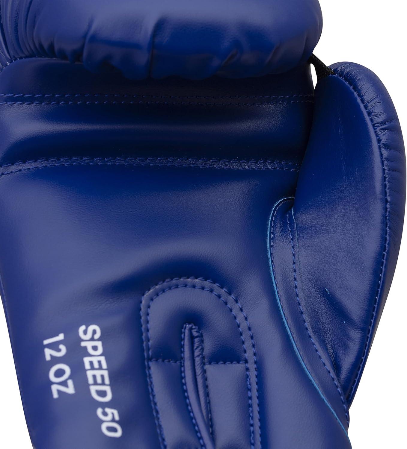 imageadidas Speed 50 Gel Boxing Gloves  Adult Boxing Gloves for Men ampamp Women  Heavy Bag Gloves Kickboxing Gloves for Women MMA Sparring Gloves Punching Bag Gloves for MenBLUEGOLD