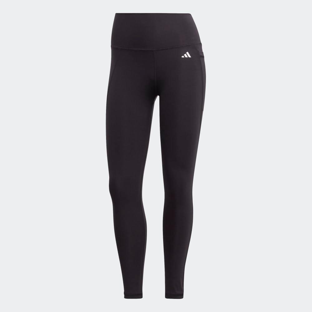 imageadidas Womens Optime Stash Pocket High Waisted 78 TightsBlack