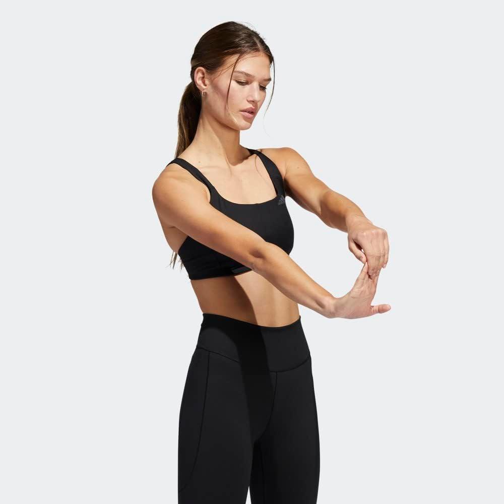 imageadidas Womens Studio Medium Support Better Level BraBlack