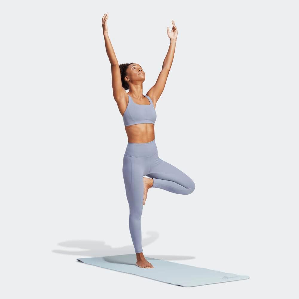 imageadidas Womens Studio Medium Support Better Level BraSilver VioletSilver Dawn