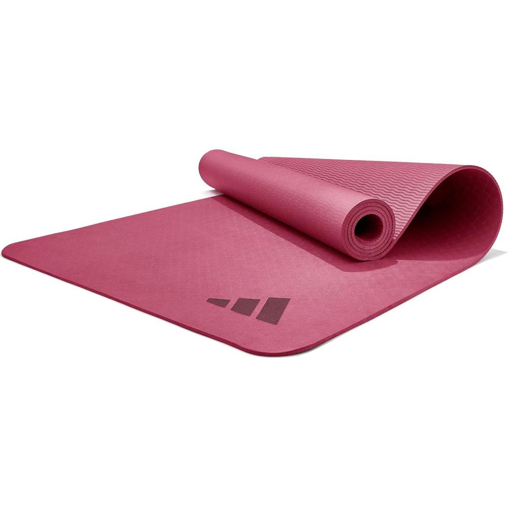 imageadidas Premium Yoga Mat FirmDensity Workout Mat 5 mmMystery Ruby