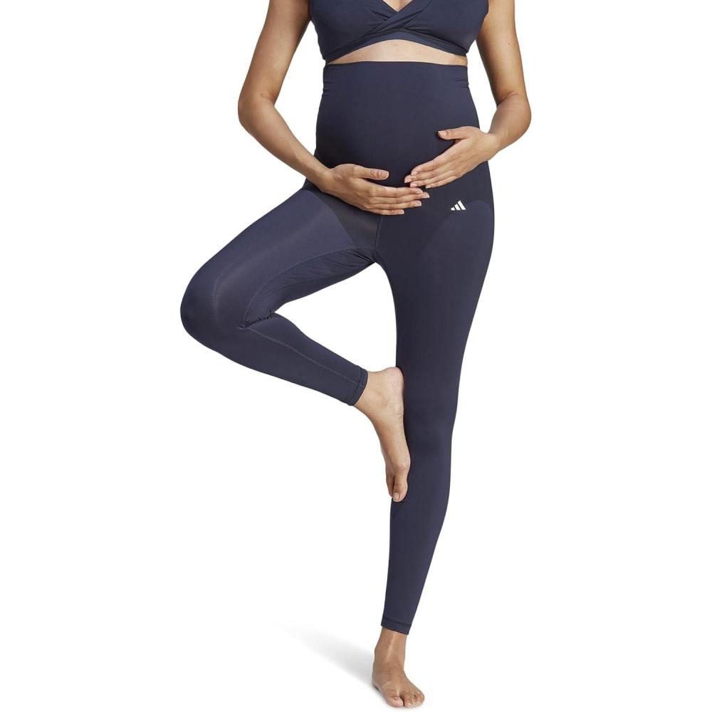 imageadidas Womens 78 Yoga Maternity LeggingsInk