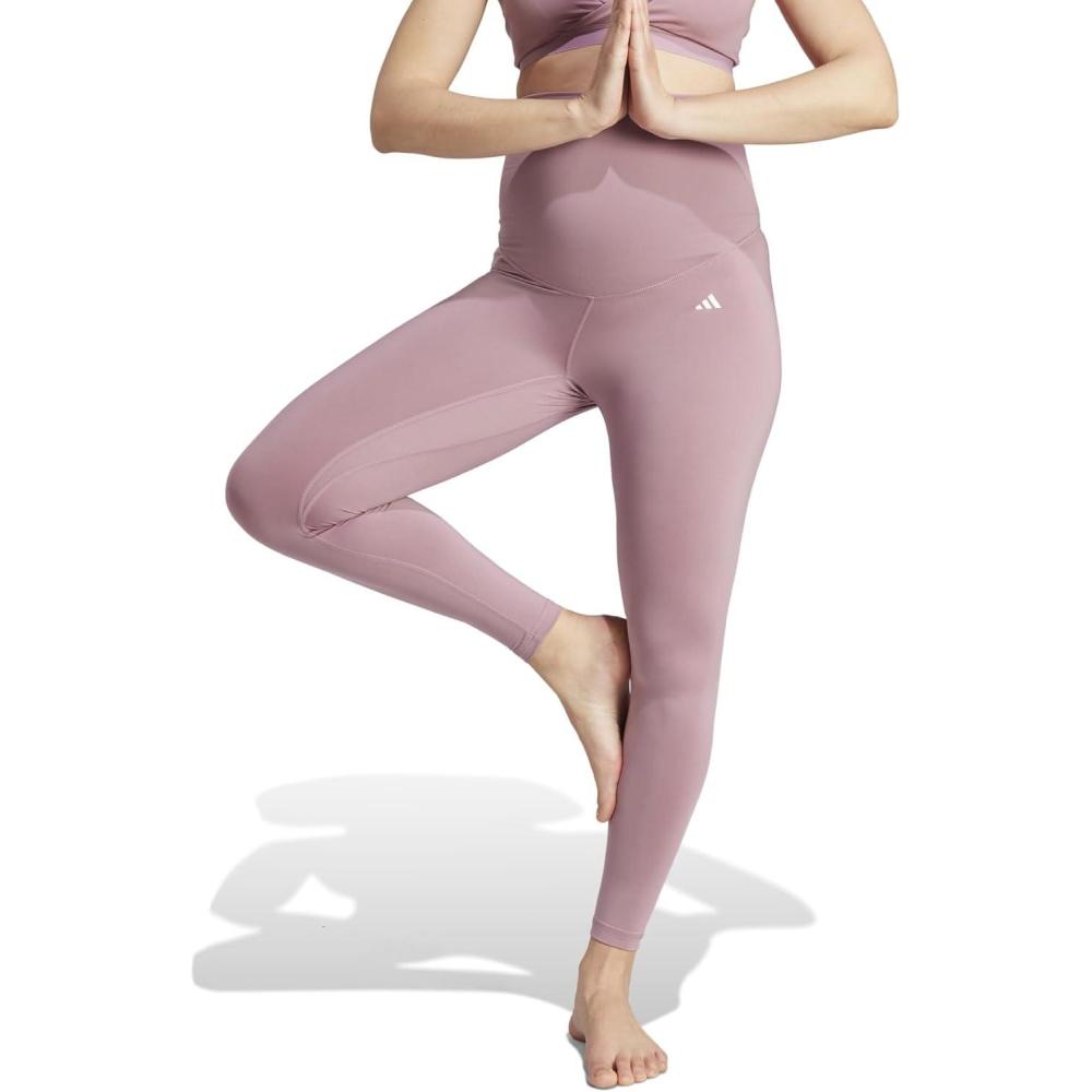 imageadidas Womens 78 Yoga Maternity LeggingsWonder Orchid