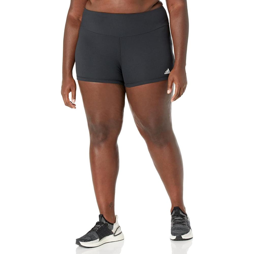 imageadidas Womens Yoga High Waisted Short TightsCore Black