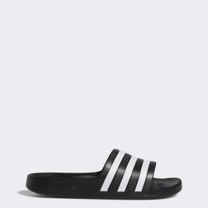 adidas Originals Women’s Adilette Sandal(Core Black/White/Core Black)
