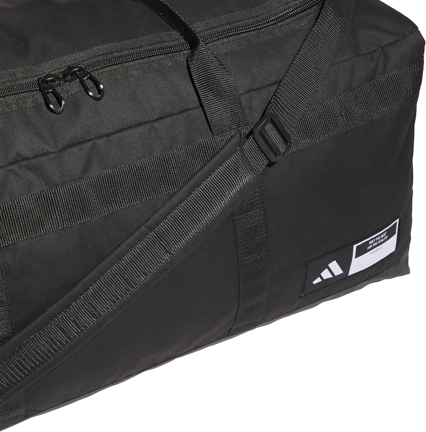 imageadidas Locker Room Baseball Duffel BagBlackWhite2