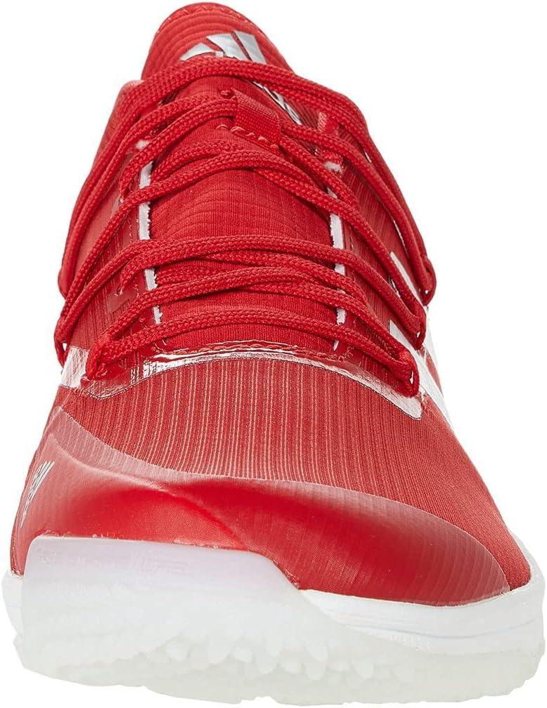 imageadidas Mens Adizero Afterburner 8 SneakersTeam Collegiate RedSilver MetallicWhite
