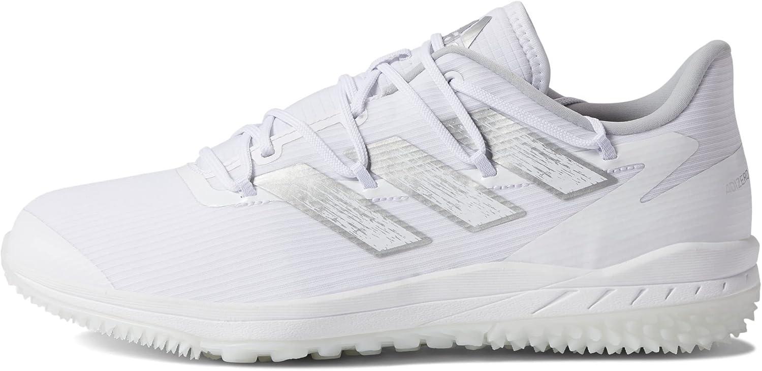 imageadidas Mens Adizero Afterburner 8 SneakersWhiteSilver MetallicTeam Light Grey