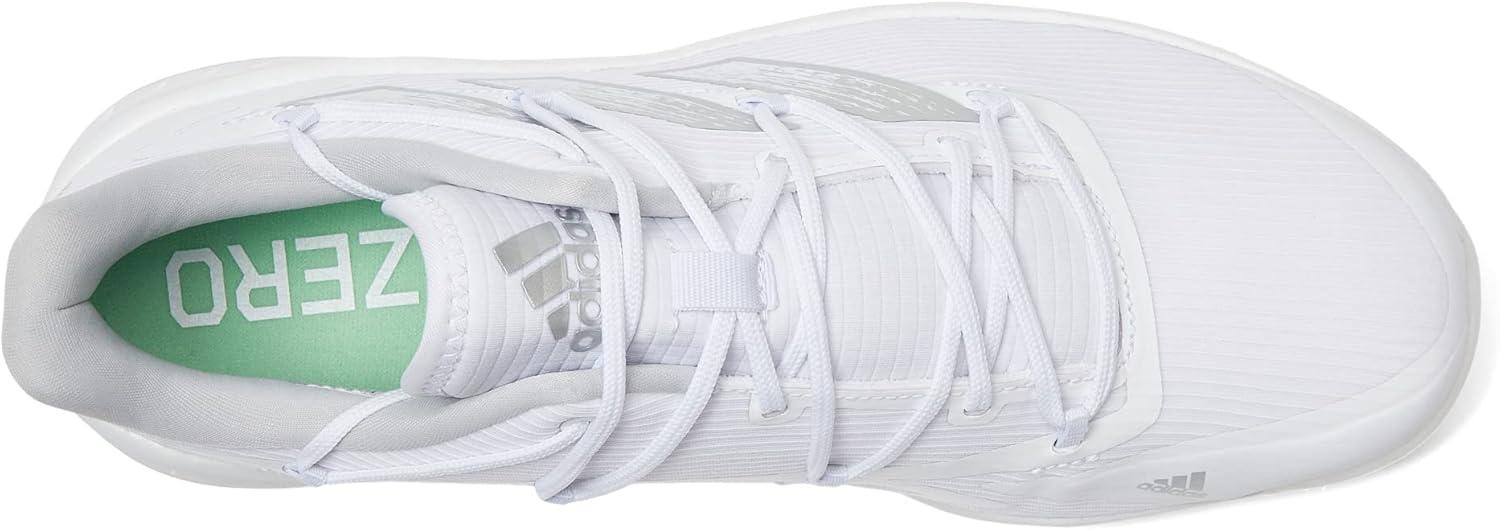 imageadidas Mens Adizero Afterburner 8 SneakersWhiteSilver MetallicTeam Light Grey