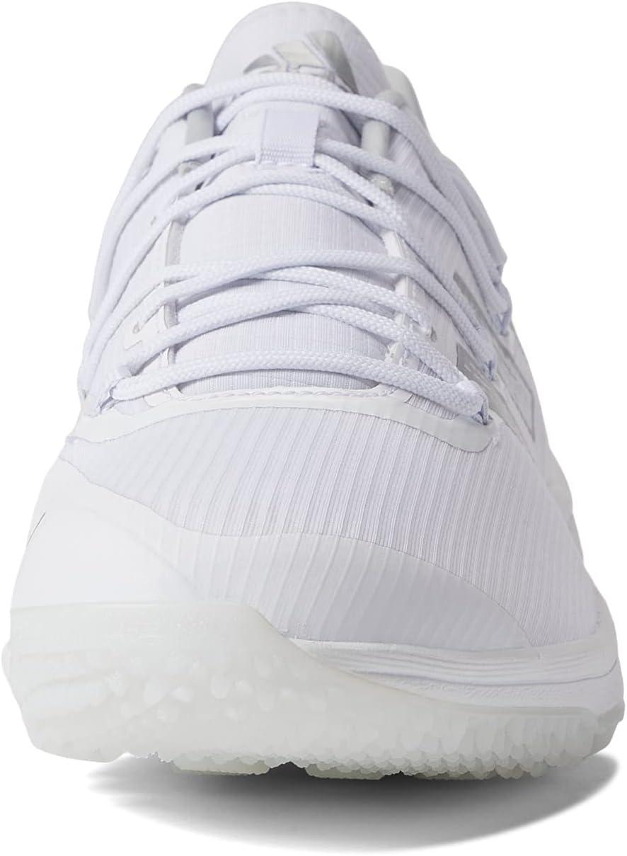 imageadidas Mens Adizero Afterburner 8 SneakersWhiteSilver MetallicTeam Light Grey