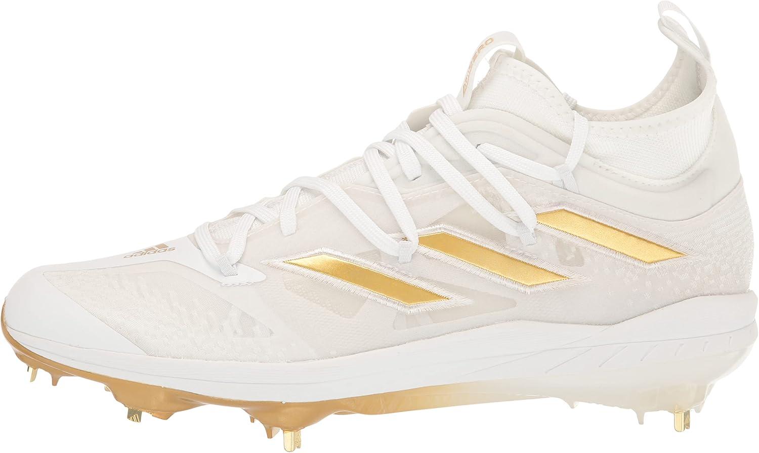 imageadidas Mens Adizero Afterburner 9 NWV SneakersWhiteGold MetallicCore White