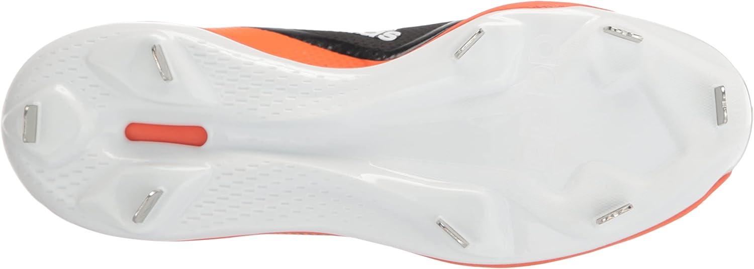 imageadidas Mens Icon 7 Baseball ShoeBlackWhiteTeam Orange