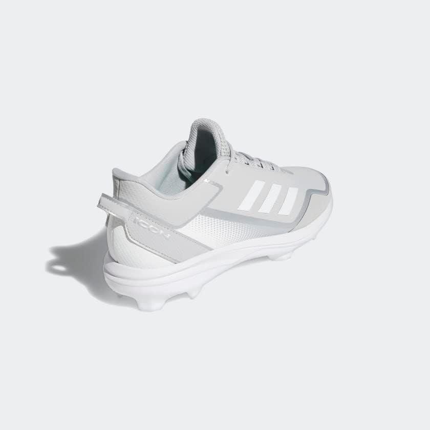 imageadidas Mens Icon 7 Baseball ShoeTeam Light GreyCloud WhiteSilver M