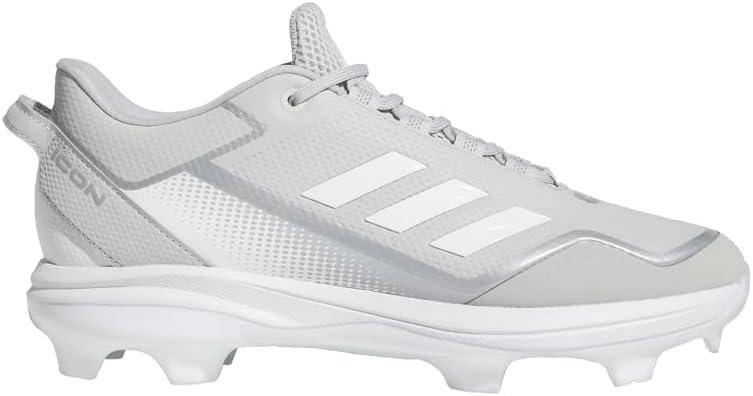 imageadidas Mens Icon 7 Baseball ShoeTeam Light GreyCloud WhiteSilver M