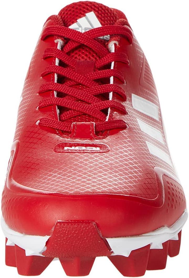 imageadidas Mens Icon 7 Md Baseball ShoeTeam Power RedWhiteWhite