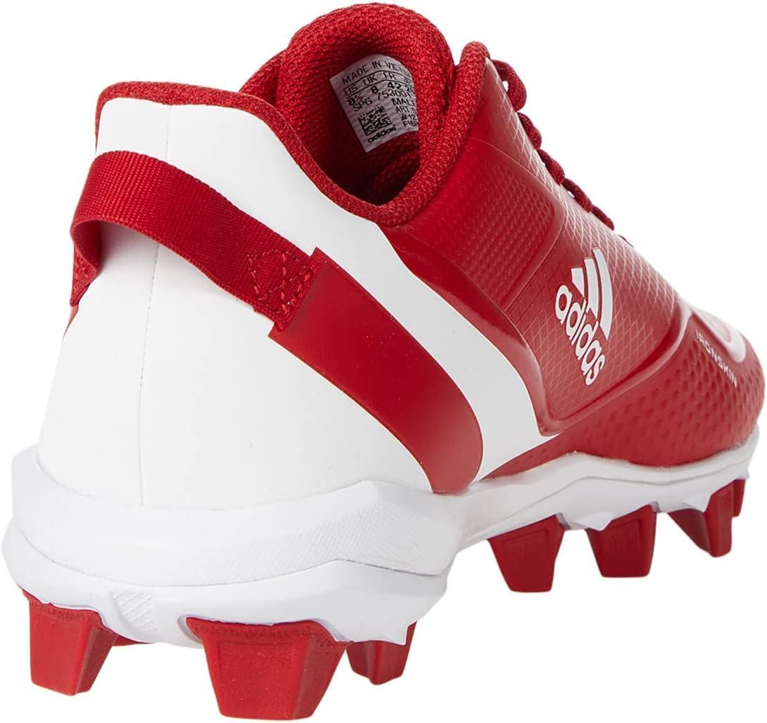 imageadidas Mens Icon 7 Md Baseball ShoeTeam Power RedWhiteWhite