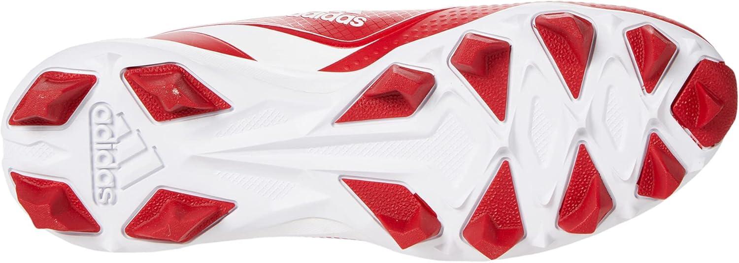 imageadidas Mens Icon 7 Md Baseball ShoeTeam Power RedWhiteWhite